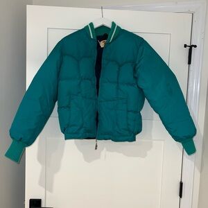 Vintage Comfy Down Puffer Jacket Womens Size 16 1980s